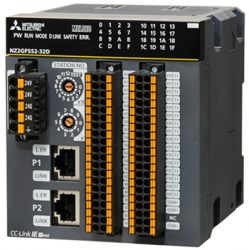 三菱cc-link NZ2GFCF1-32D 32點 DC24V（漏型）輸入，遠程模塊、FCN式